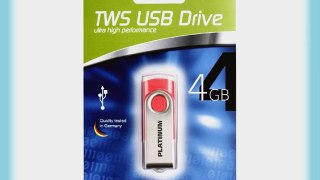 Platinum TWS 4GB Speicherstick USB 2.0 neon rosa