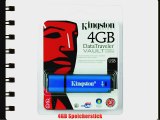 Kingston DataTraveler DTVP 4GB Speicherstick USB 2.0 blau