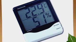 Elektronisches Thermo-Hygrometer Luftfeuchtigkeits und Temperatur Raum?berwachung 305002