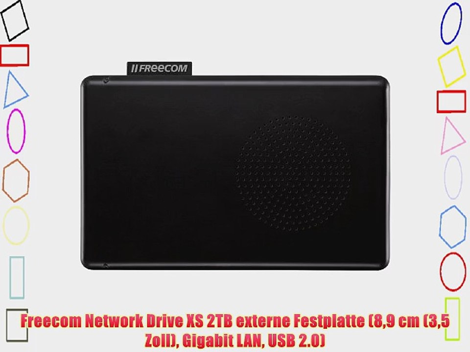 Freecom Network Drive XS 2TB externe Festplatte (89 cm (35 Zoll) Gigabit LAN USB 2.0)