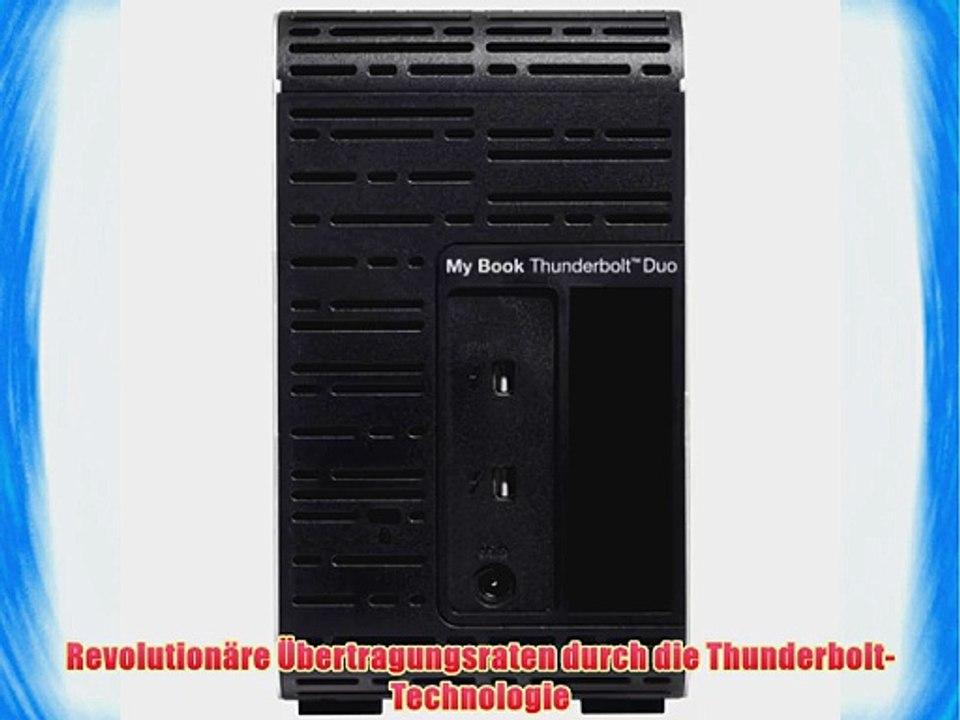 WD My Book Thunderbolt Duo f?r Mac externe Festplatte 4TB (89 cm (35 Zoll) 64MB Cache IntelliPower