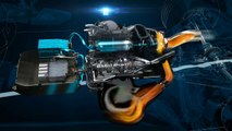 F1 2014 - Renault Sport F1 - Présentation du V6 turbo hybride en 3D