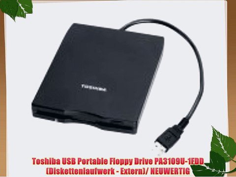 Toshiba USB Portable Floppy Drive PA3109U-1FDD (Diskettenlaufwerk - Extern)/ NEUWERTIG