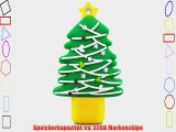 818-Shop No16300010032 Hi-Speed 2.0 USB-Sticks 32GB Weihnachtsbaum Stern gr?n