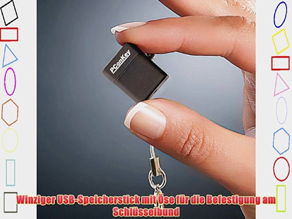PConKey mini USB-2.0-Speicherstick Square II 32 GB