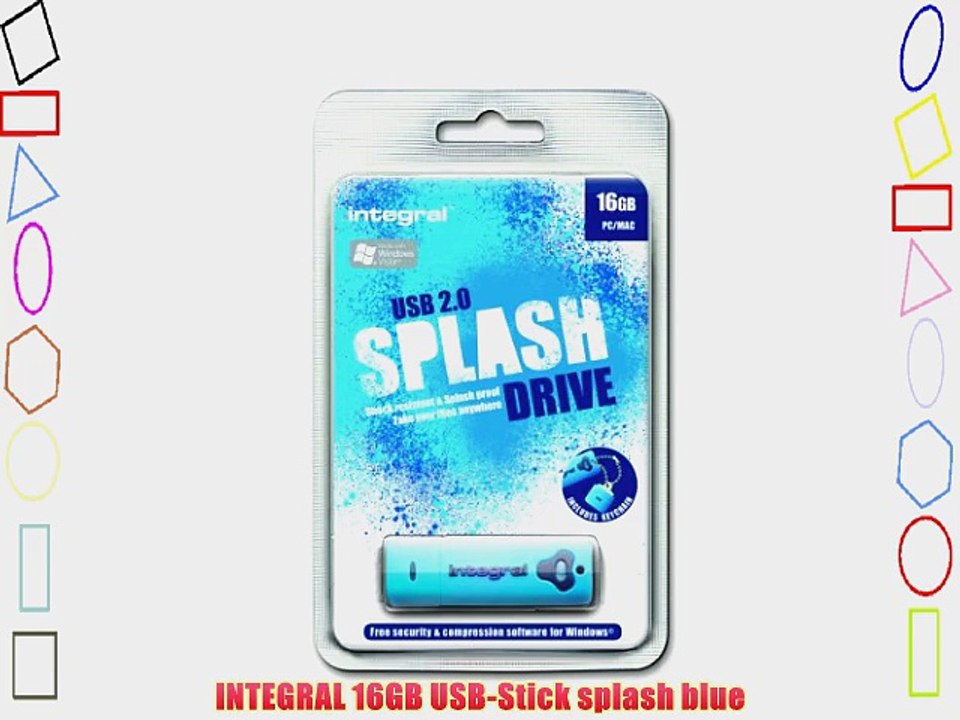 INTEGRAL 16GB USB-Stick splash blue