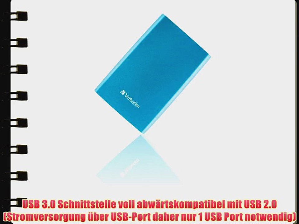 Verbatim Store 'n' Go 53026 500GB externe Festplatte (64 cm (25 Zoll) 5400 rpm 8MB Cache USB