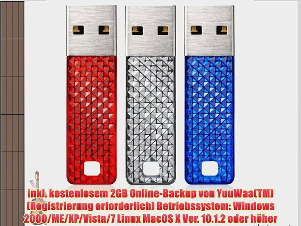 SanDisk Cruzer Facet 32GB USB-Stick USB 2.0 rot