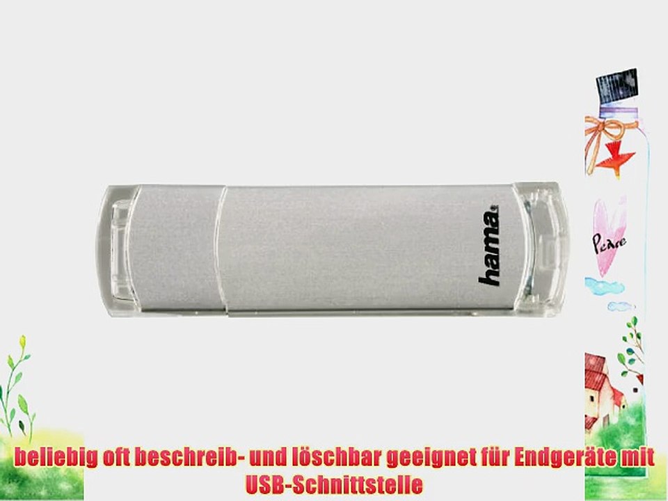 Hama High Speed Pro FlashPen Feronia 32GB USB-Stick USB 2.0 silber