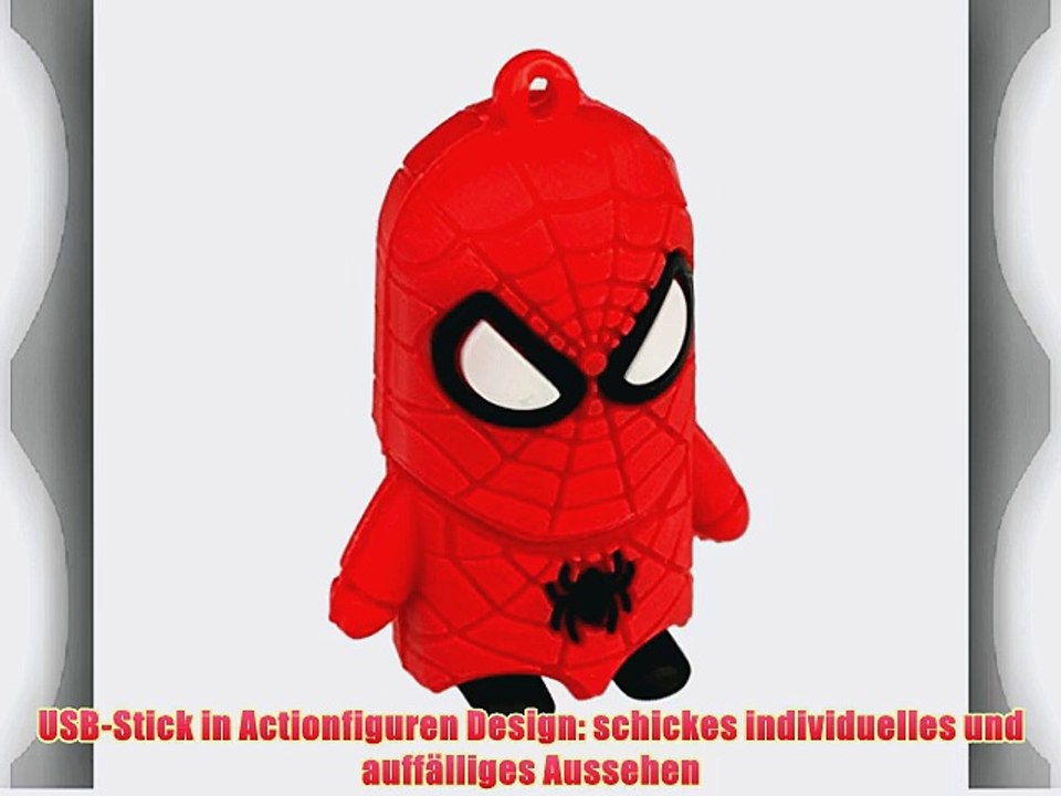 Spiderman USB Stick USB 2.0 Flash Drive Stick mit 8GB Speicher USB Stick als Actionfigur VERSANDKOSTENFREI