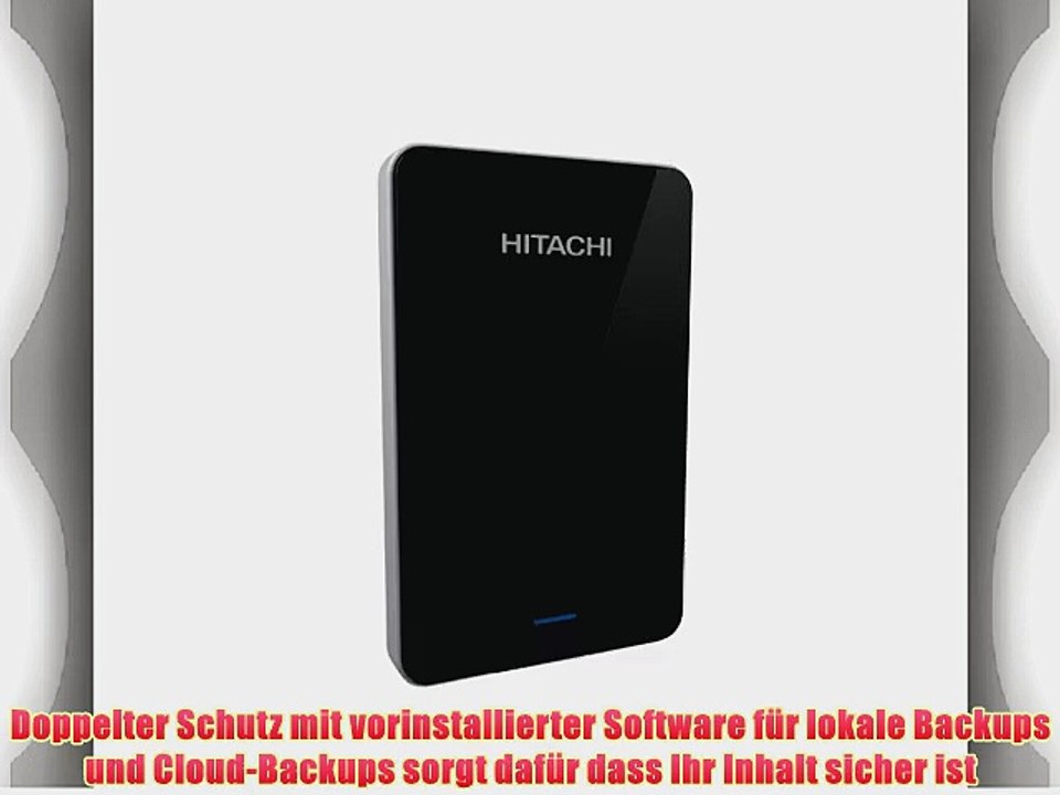 Hitachi Touro Mobile Pro 500GB externe portable Festplatte (64 cm (25 Zoll) 5400 rpm 14 ms