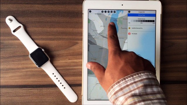 How Do Weather Maps Work in WeatherMate: A Tutorial on Active Fires Overlays