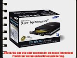 Samsung SE-S164L-EUBN  DVD-RW externer DVD-Brenner LightScribe 16x16x8x6x48x32x schwarz
