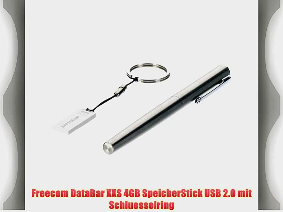 Freecom DataBar XXS 4GB SpeicherStick USB 2.0 mit Schluesselring