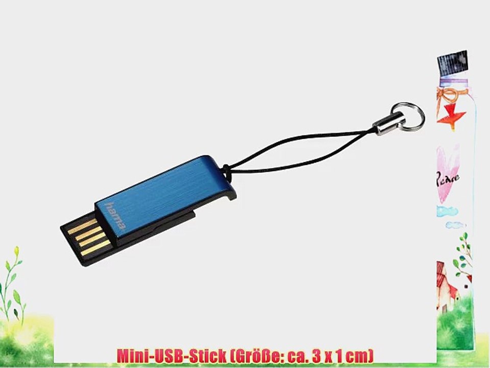Hama FlashPen Piko 8GB USB Speicher blau