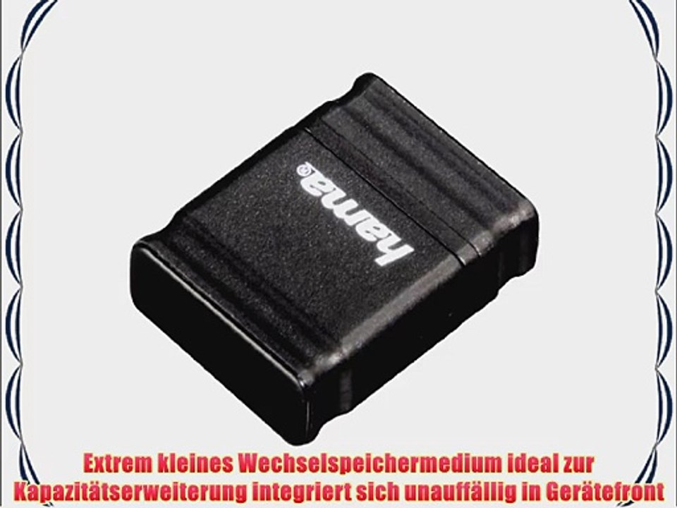 Hama FlashPen Smartly USB 2.0 64GB 10MB/s schwarz