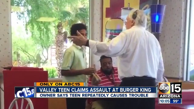 Valley teen claims assault at Burger King