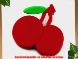 818-TEch No16900080064 Hi-Speed 2.0 USB-Sticks 64GB Kirsche Obst Frucht rot