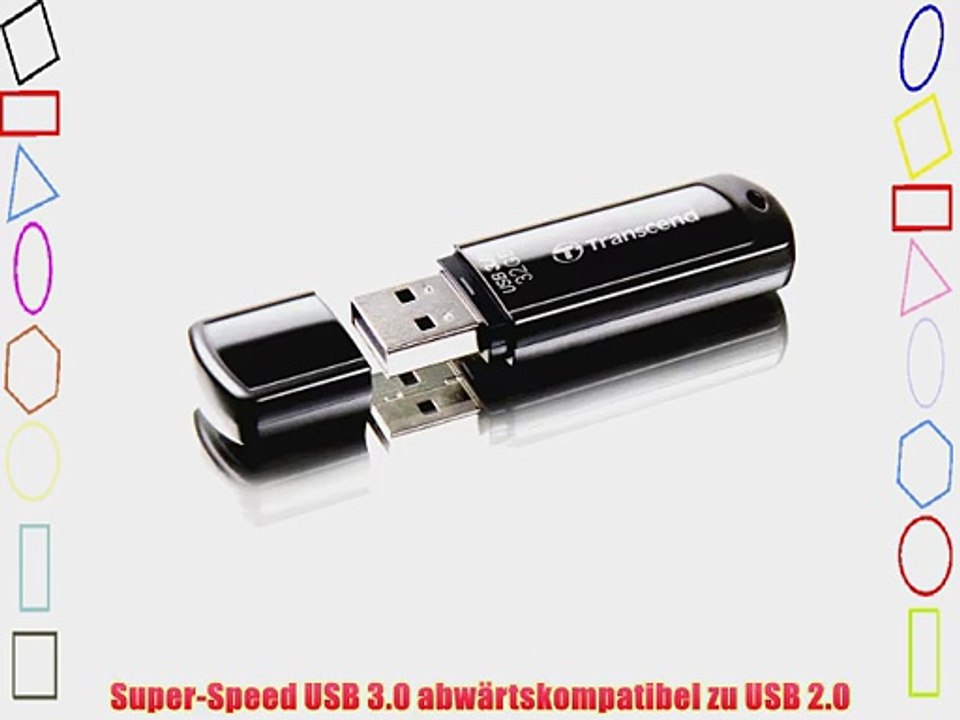 Transcend JetFlash 700 32GB USB-Stick USB 3.0 schwarz [Amazon Frustfreie Verpackung]