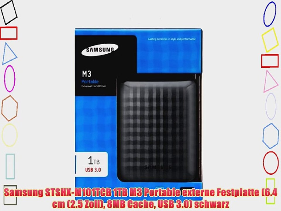 Samsung STSHX-M101TCB 1TB M3 Portable externe Festplatte (6.4 cm (2.5 Zoll) 8MB Cache USB 3.0)