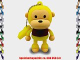 818-TEch No7700030038 Hi-Speed 3.0 USB-Sticks 8GB Affe Schimpanse T-Shirt 3D gelb