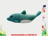 818-TEch No7900020336 Hi-Speed 3.0 USB-Stick 16GB Delphin Delfin 3D grau