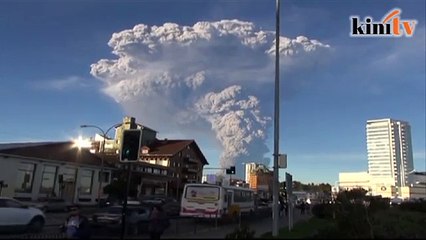 Letupan Calbuco, ribuan penduduk Chile bertempiaran
