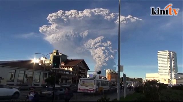 Letupan Calbuco, ribuan penduduk Chile bertempiaran
