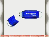 Integral 32GB Speicherstick USB 2.0 blau (Amazon Frustfreie Verpackung)