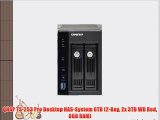 QNAP TS-253 Pro Desktop NAS-System 6TB (2-Bay 2x 3TB WD Red 8GB RAM)