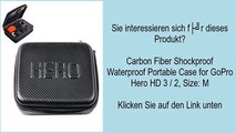 Carbon Fiber Shockproof Waterproof Portable Case for GoPro Hero HD 3 / 2, Size: M