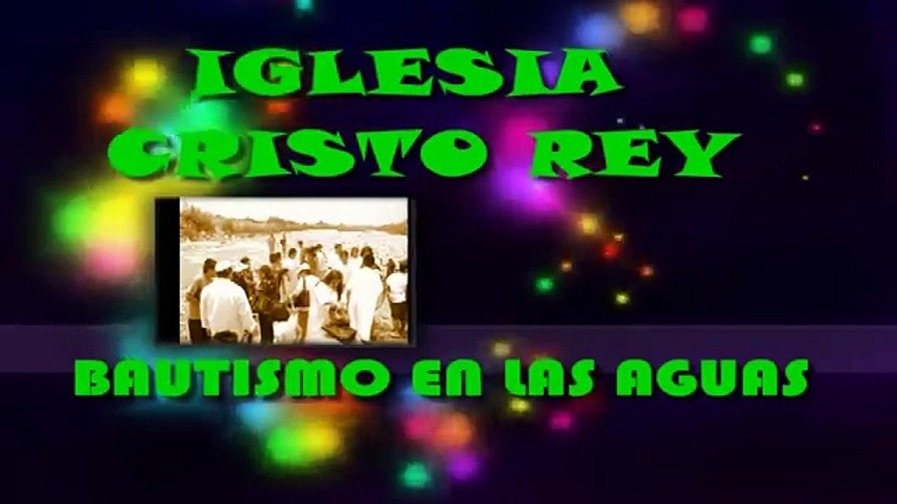 EN LAS AGUAS DEL BAUTISMO.