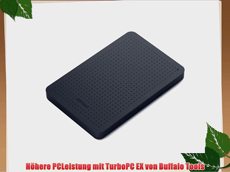 Buffalo MiniStation HD-PCF1.0U3BB-EU externe Festplatte 1TB (64 cm (25 Zoll) 5400rpm 8MB Cache