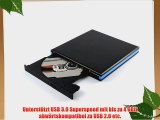 USB 3.0 Blu-Ray BD Brenner Slim Laufwerk Extern BluRay/DVD/CD brennen und lesen f?r Notebook/Laptop/Ultrabook/PC