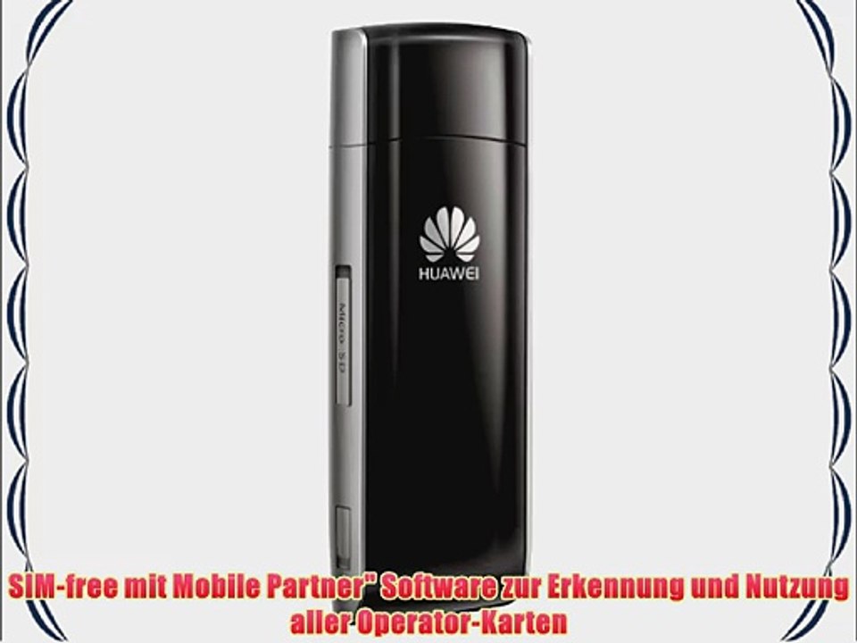 Huawei E392 LTE-Surfstick (4G microSD USB 2.0) schwarz