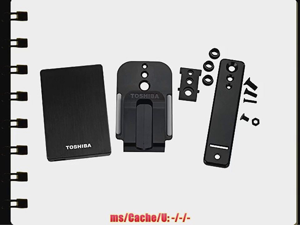 Toshiba STOR.E Alu TV Kit externe TV-Festplatte 1 TB (25 Zoll) USB 3.0 schwarz