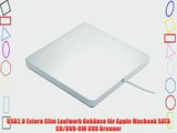 USB2.0 Extern Slim Laufwerk Geh?use f?r Apple Macbook SATA CD/DVD-RW DVD Brenner