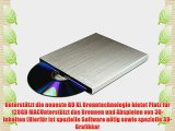 Archgon Glow Silber Externer Slim Blu-Ray DVD CD Brenner | Slot load disc drive (Panasonic