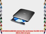 LG BP40NS20.AUAE10B externer Blu-ray Brenner (8x DVD R/W 6x DVD?R USB 2.0) grau