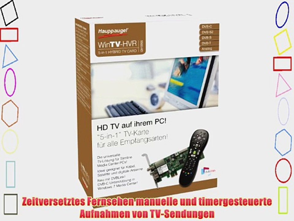 Hauppauge WinTV HVR-5500 HD TV-Karte DVB-S2 / DVB-S / DVB-C / DVB-T