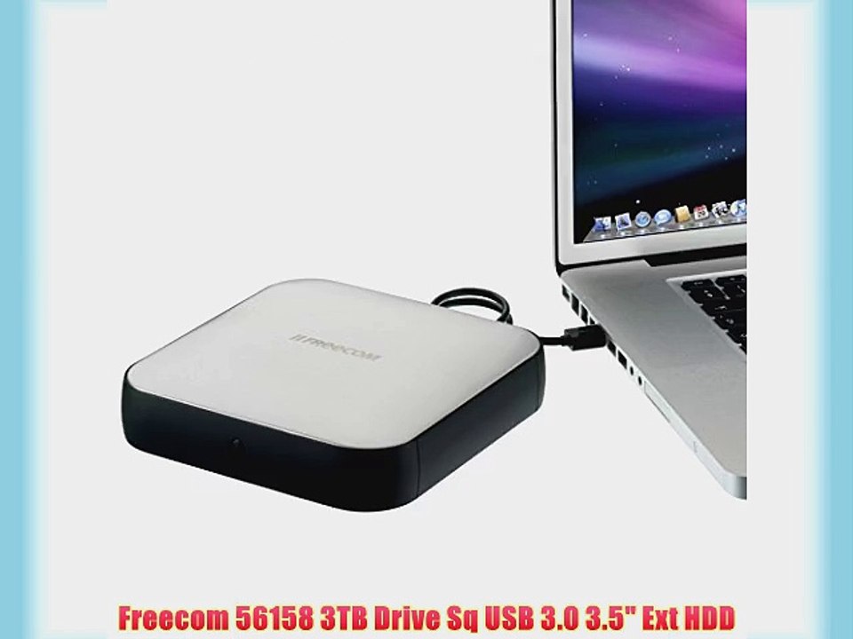 Freecom 56158 3TB Drive Sq USB 3.0 3.5 Ext HDD