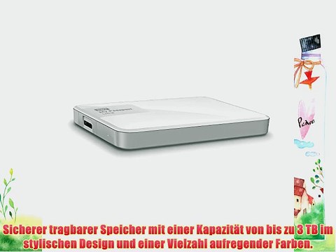 WD WDBBKD0020BWT-EESN My Passport Ultra portable externe Festplatte 2TB (64 cm (25 Zoll) 5400rpm