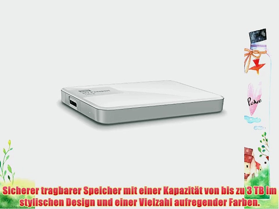 WD WDBBKD0020BWT-EESN My Passport Ultra portable externe Festplatte 2TB (64 cm (25 Zoll) 5400rpm