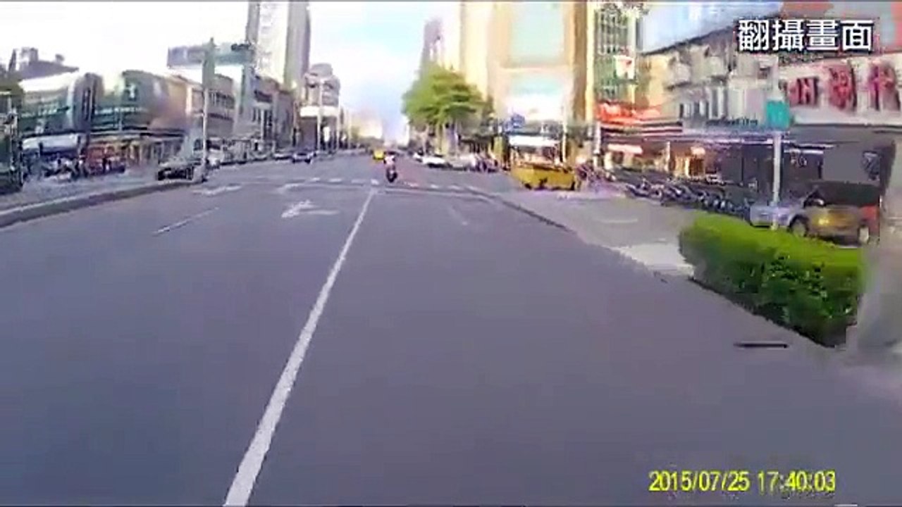 Course poursuite en deux roues à Taïwan