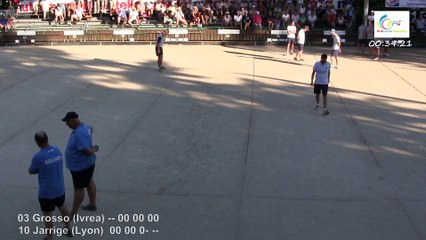 Mène 12, Finale du 95ème Grand Prix Bouliste, Sport Boules, Gap 2015