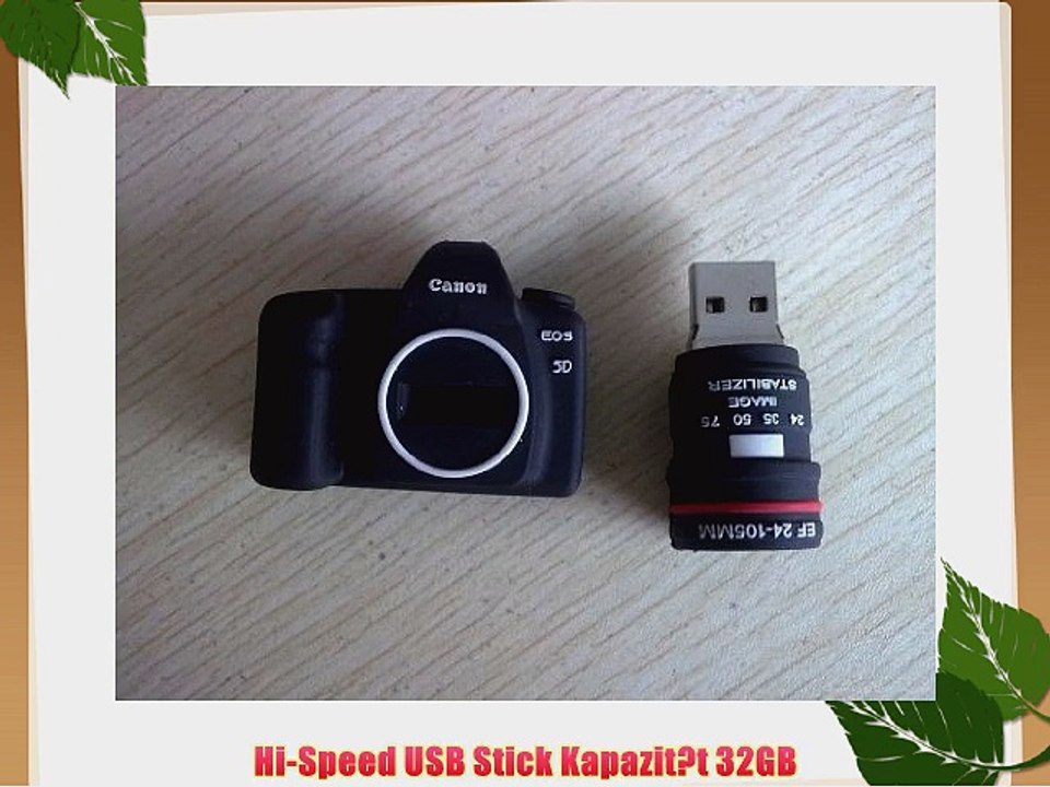Mini CANON Camera USB Flash Drive Funny Memory Stick (CANON 32GB)