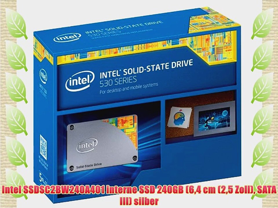 Intel SSDSC2BW240A401 interne SSD 240GB (64 cm (25 Zoll) SATA III) silber