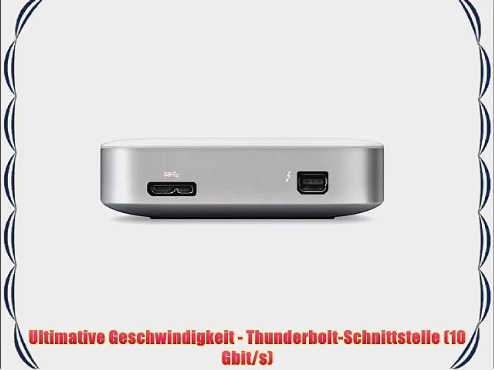 Buffalo HD-PA1.0TU3-EU MiniStation Thunderbolt 64 cm (25 Zoll) externe Festplatte 1TB (16MB