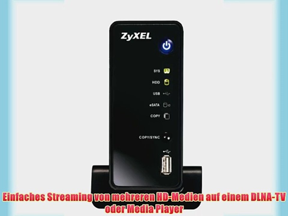 ZyXEL NSA310 Medienserver und Media Player mit Click-and-Play (DyDNS HTTP DHCP)