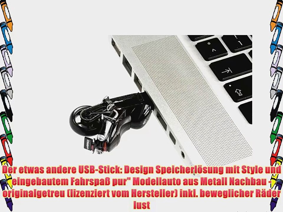 Autodrive Triumph Street Triple 8 GB USB-Stick im Motorrad-Design USB 2.0 schwarz